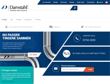 Tablet Screenshot of damstahl.dk